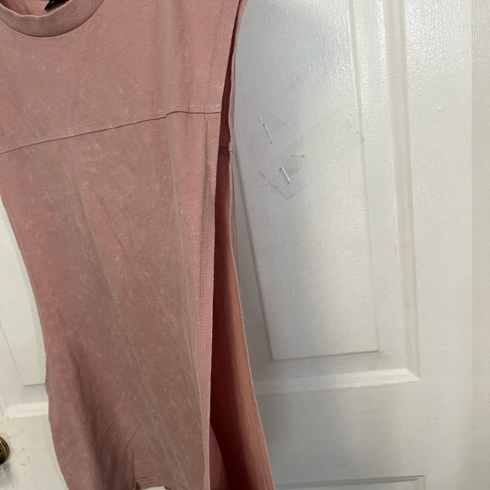 ASOS Dusty Pink Muscle Tee - Picture 2 of 4